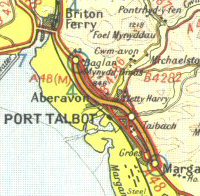 A48(M) Port Talbot Bypass map